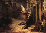 Jules Elie Delaunay The Plague in Rome oil painting on canvas